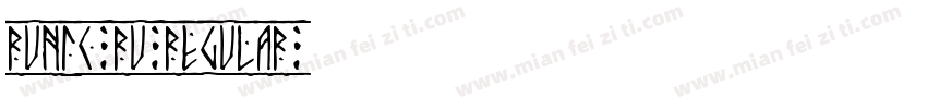 Runic RU Regular字体转换